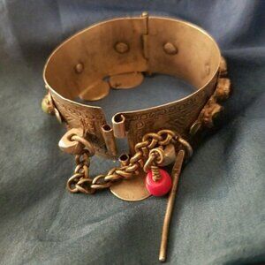 Antique 1800s Sterling Middle East Bracelet